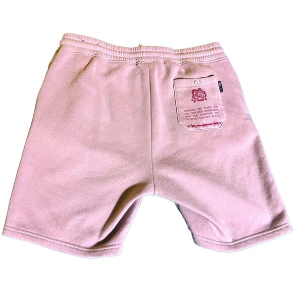 Broken Promises Pink Brooklyn Cloth Company Womens XL Knit Sweat Shorts - Picture 2 of 5